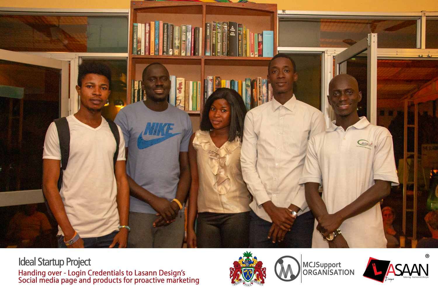 Handing over of Login Credentials to Lasann Designs – Ideal Startup&nbsp;Project