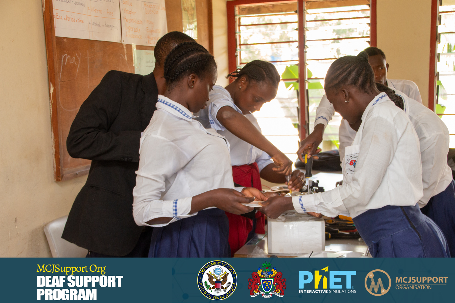 Deaf Girls introduction to Fixing Ceiling&nbsp;Fans
