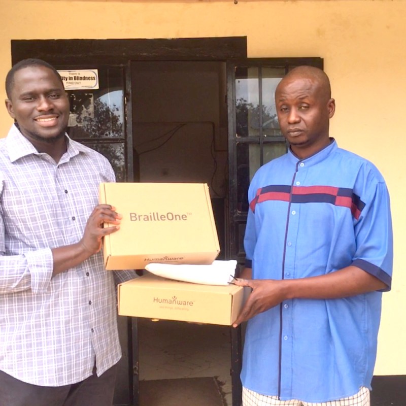 HumanWare Donated Blind Education Devices to The&nbsp;Gambia