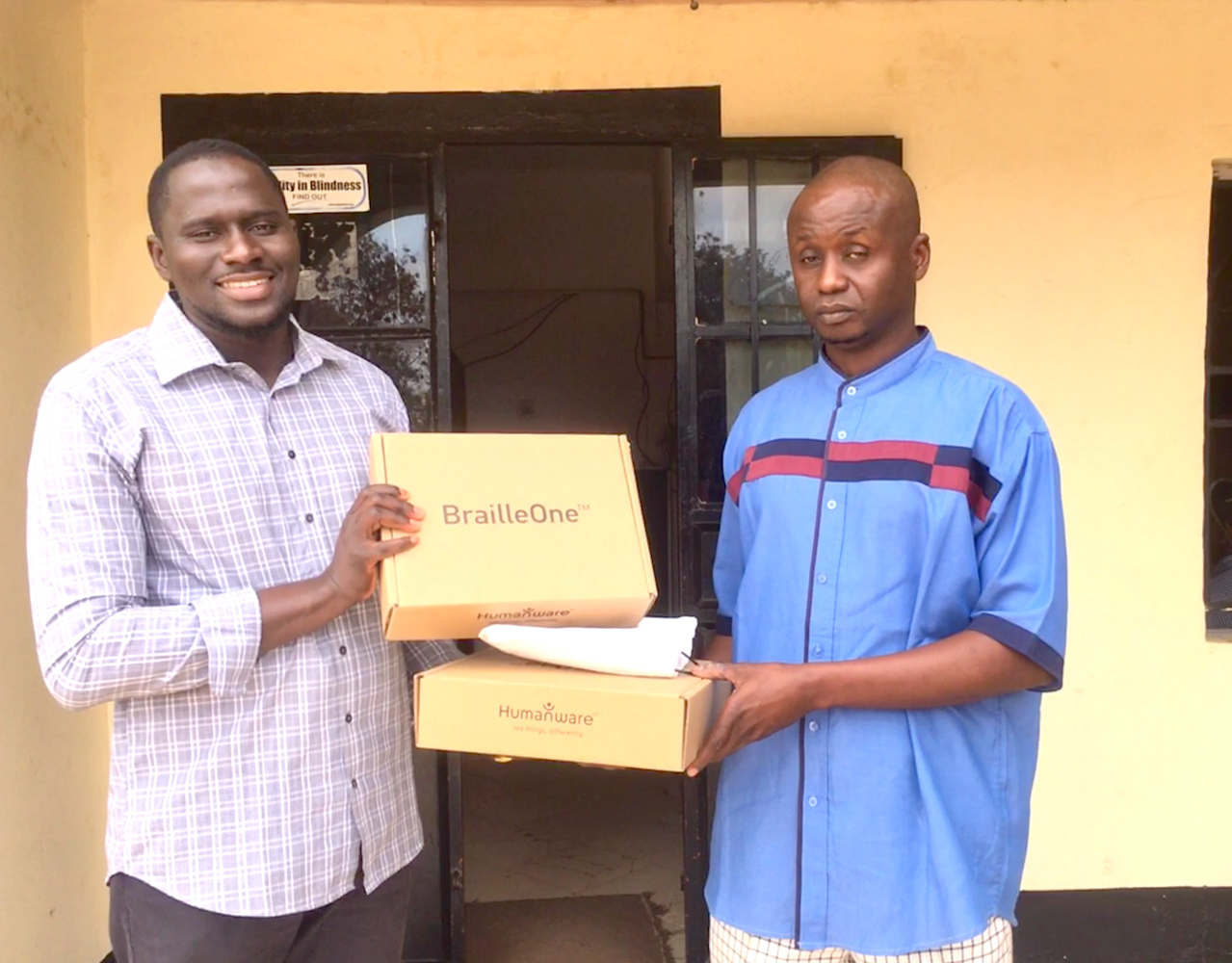 HumanWare Donated Blind Education Devices to The&nbsp;Gambia